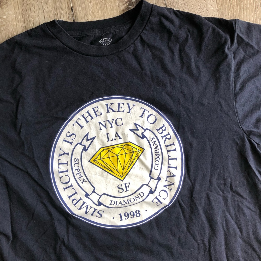 Diamond Supply Co Skateboard T shirt size L